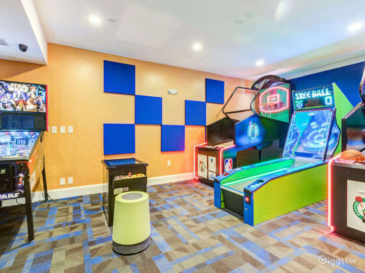 Lively Game Room in Danvers Rent this location on Giggster
