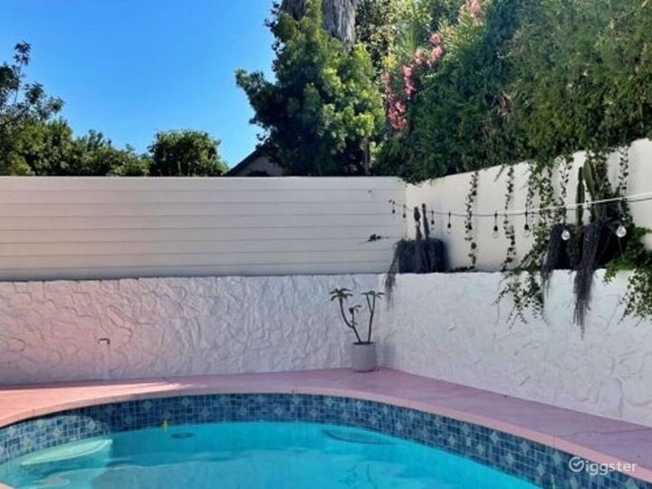 Alluring Pool and Spa in Spanish Abode Rent this location on Giggster