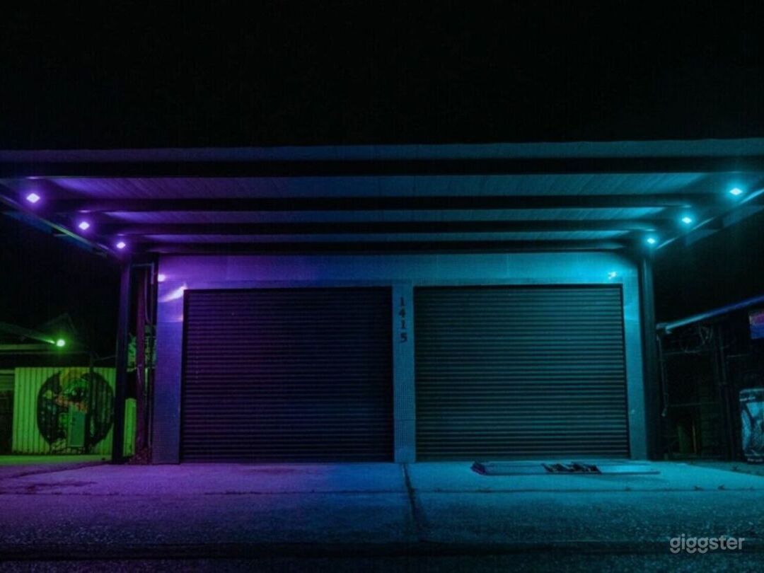  Industrial Shop with RGB Lighting 