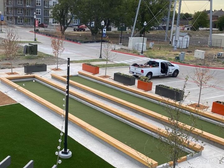 Outdoor Bocce Ball Court in Little Elm Rent this location on Giggster