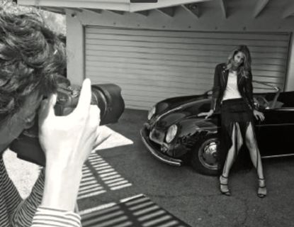 Yu Tsai &amp; Laura Dern on location 