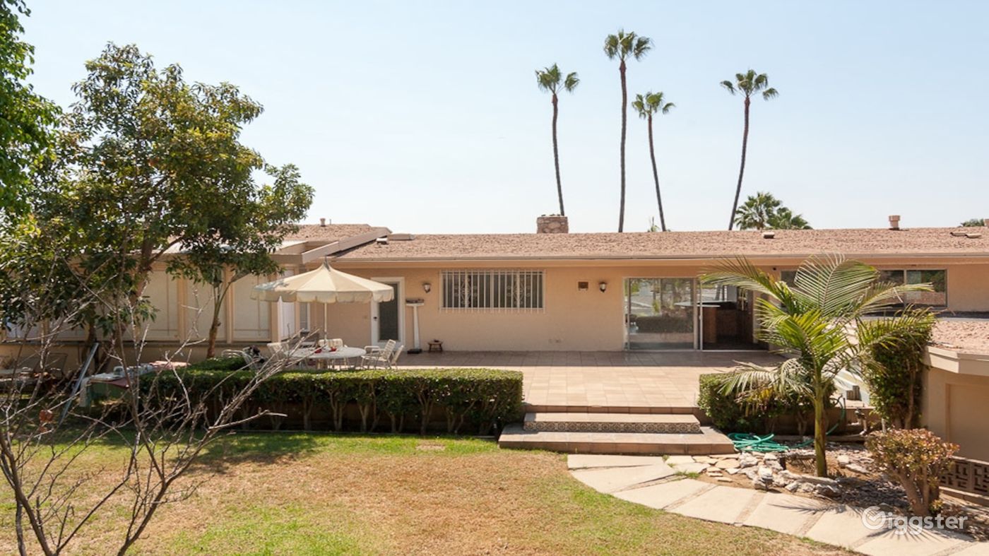 Back view access from garage