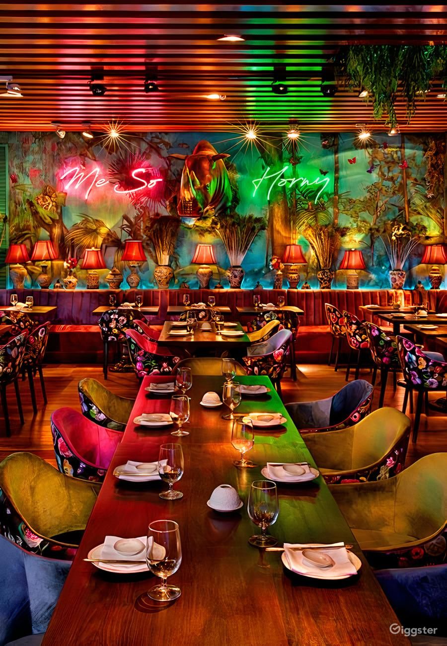 Chic Restaurant with Picturesque Event Spaces in Miami Beach (Full