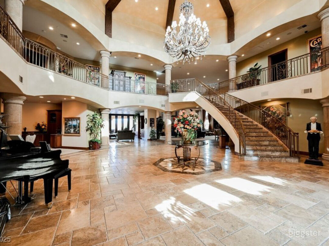 Luxury Mansion with Pool and Grand Interiors