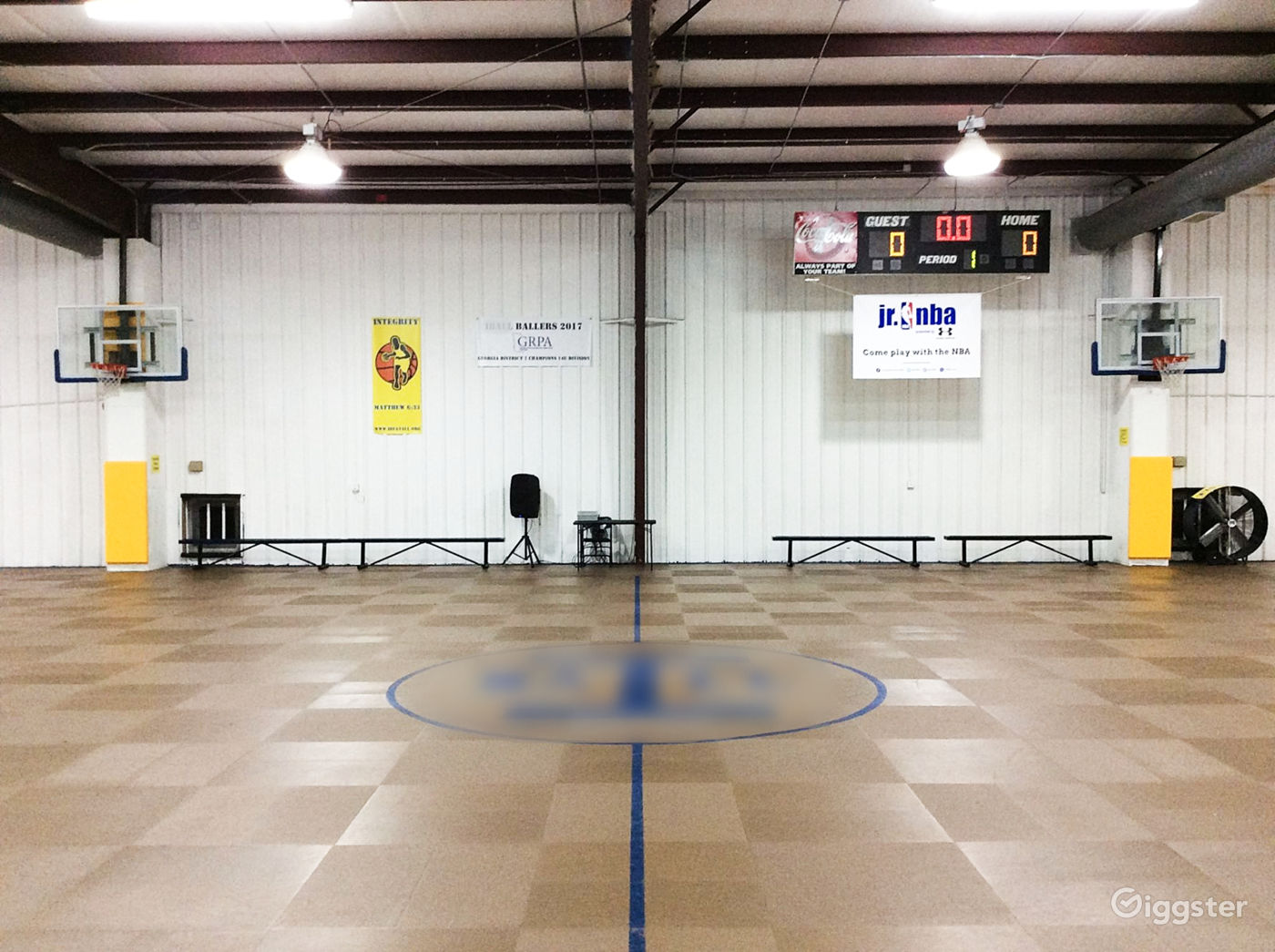 Industrial Basketball Gym Space Rent this location on Giggster