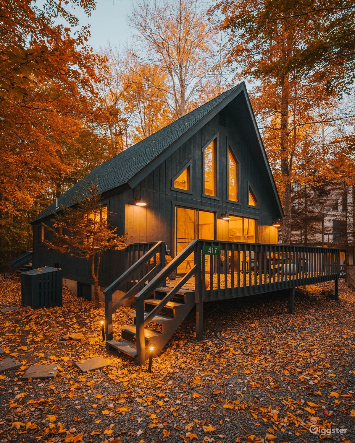 Lux Updated Chalet style Cabin in the Poconos Rent this location on