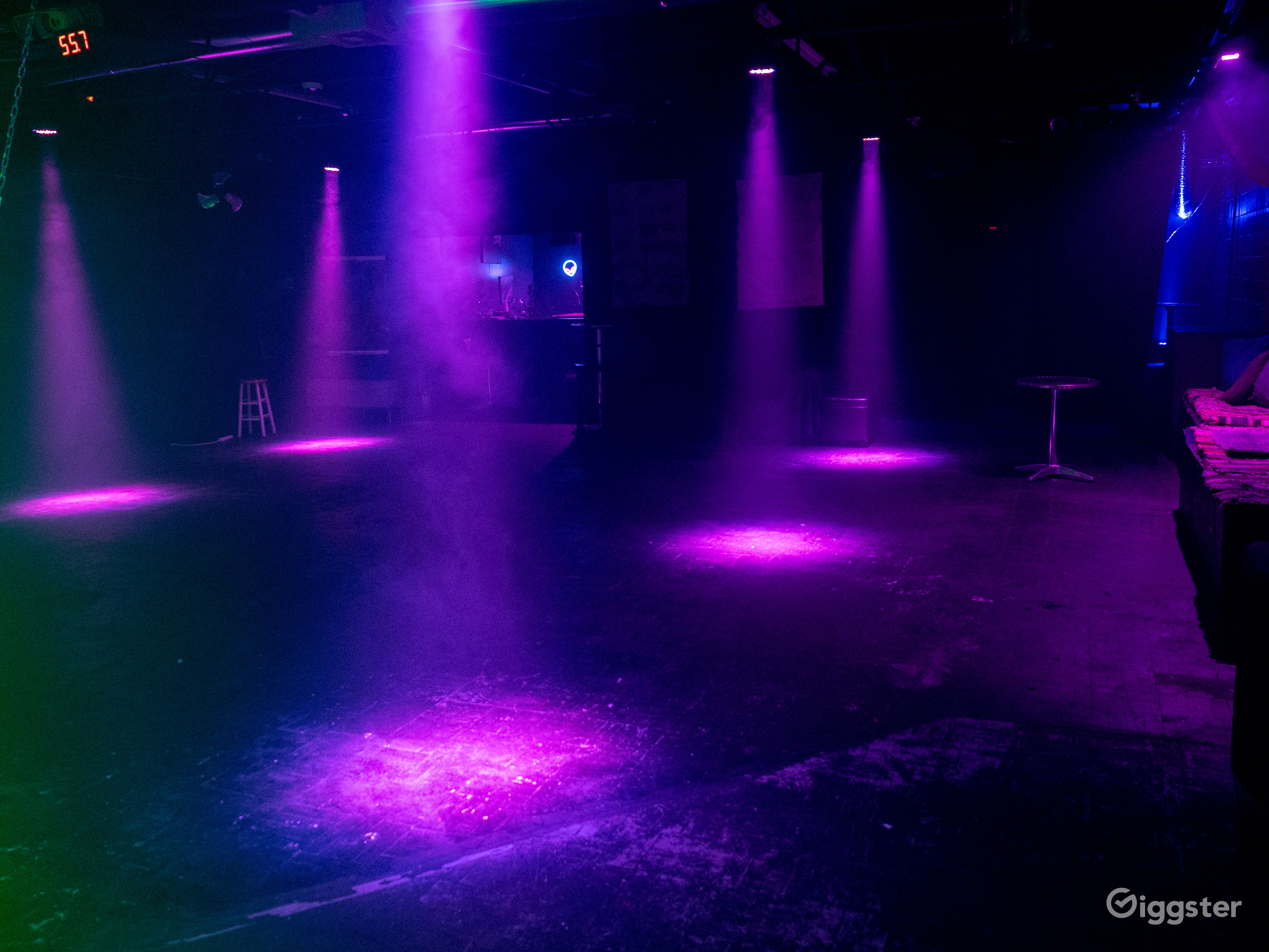 Industrial event warehouse club Rent this location on Giggster