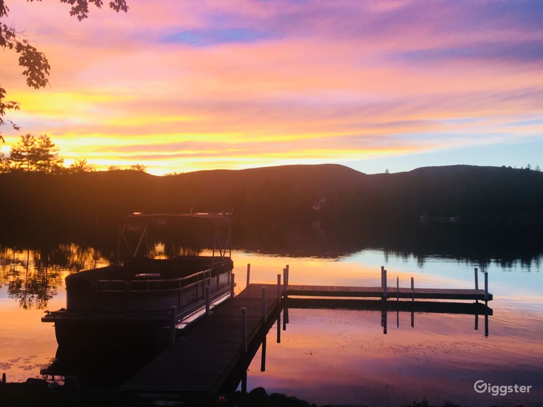 Sunset on the lake 