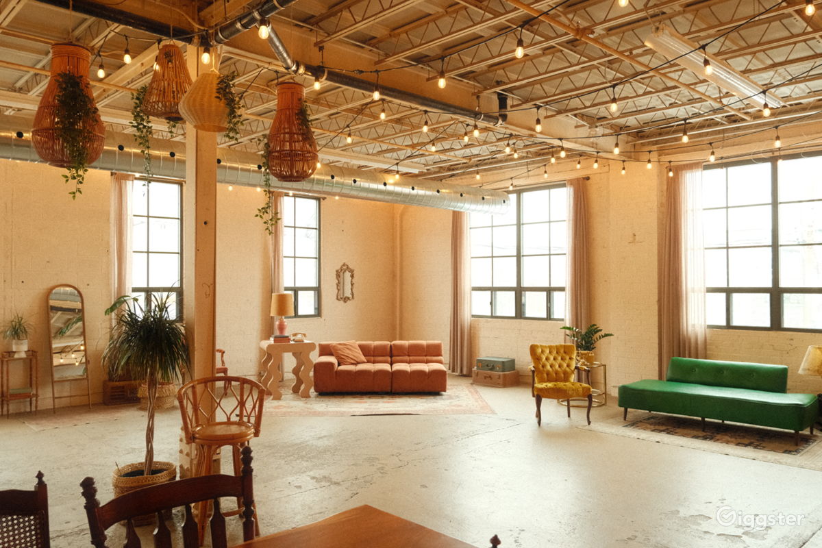 Cozy Industrial Loft Studio and Event Space | Rent this location on ...