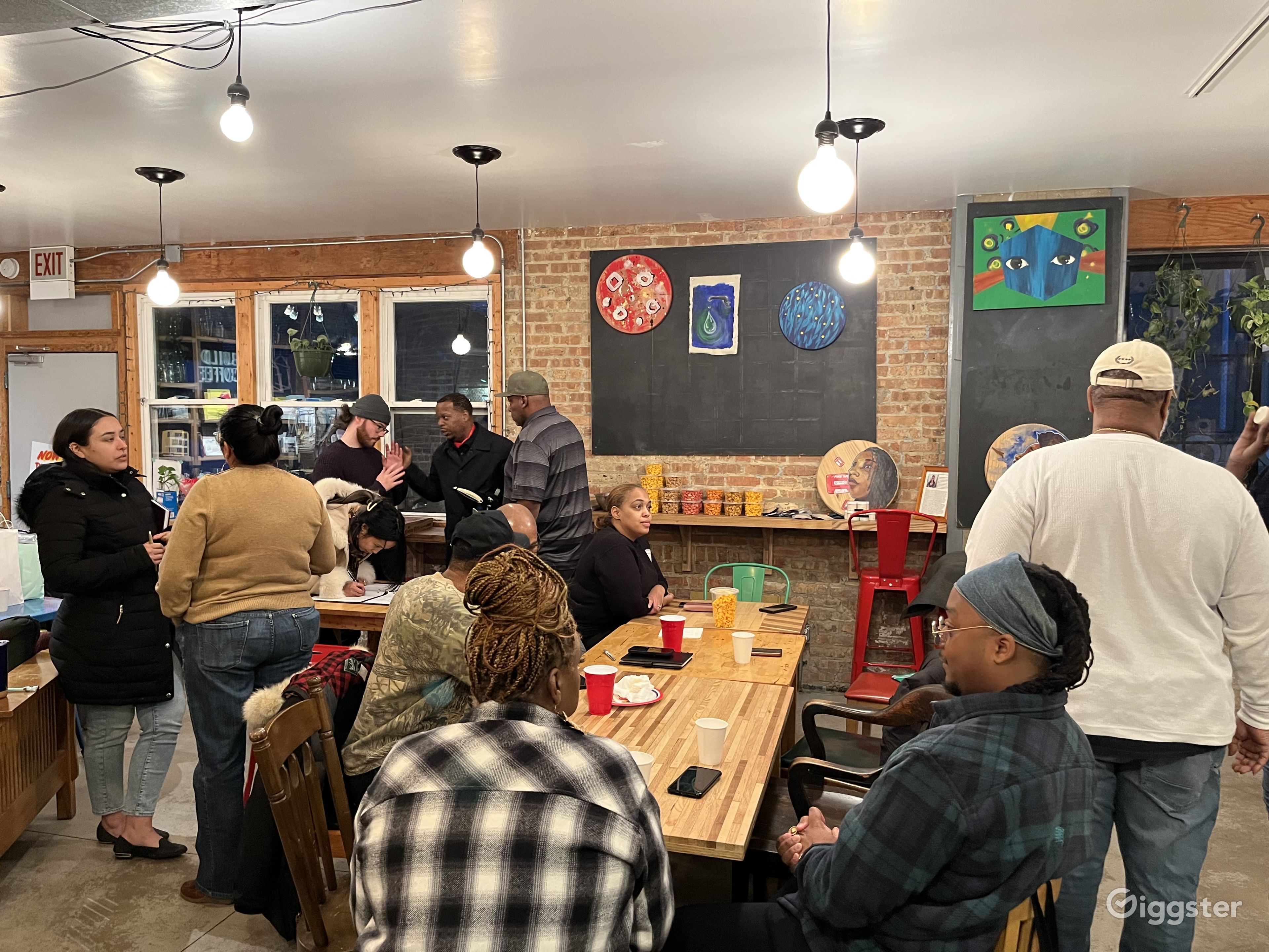 Beautiful Brick Coffee Shop and Bookstore Rent this location on Giggster