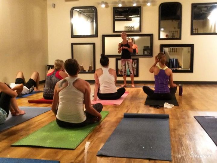 Yoga Studio 1 Room Filled with Mirrors Rent this location on Giggster