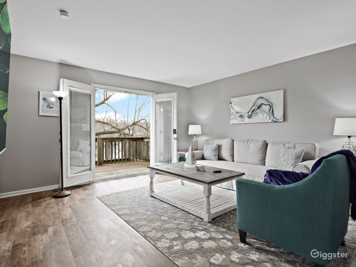 Waterfront condo with a stunning view of Fox River Rent this location