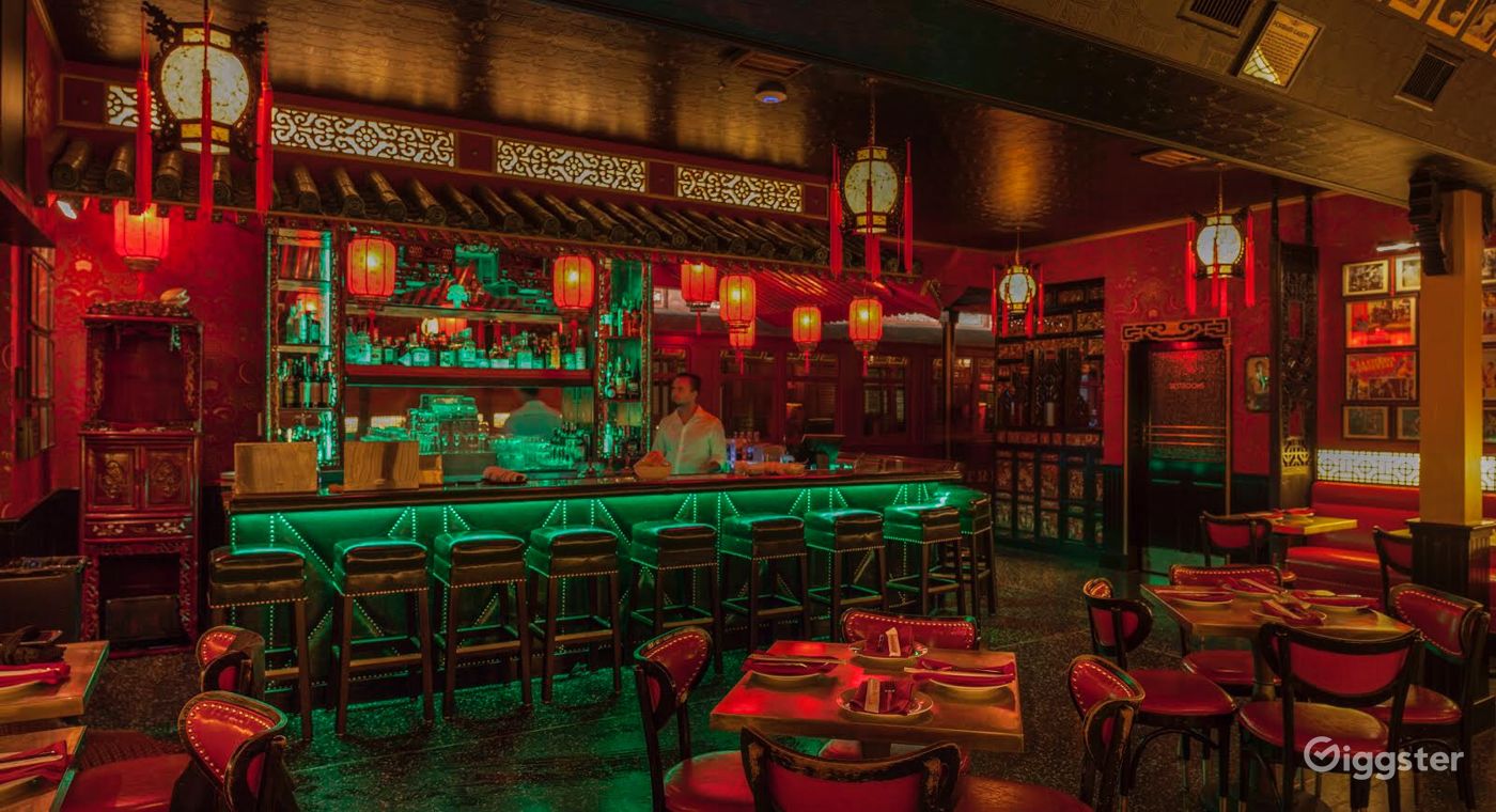 Chinese Bar Restaurant in Los Angeles Film Location Rental