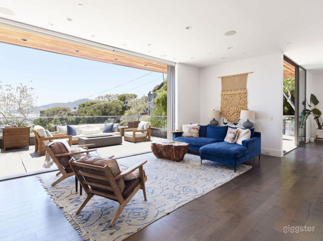 Sleek & Serene: A Modern Tiburon Retreat | Rent this location on Giggster