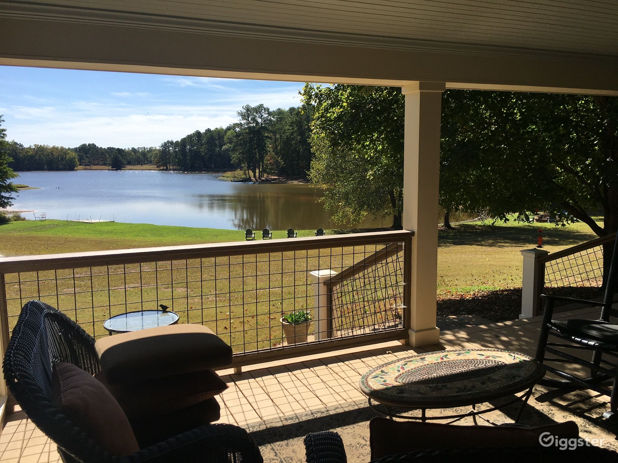 Lakeside house on 10 acres Rent this location on Giggster