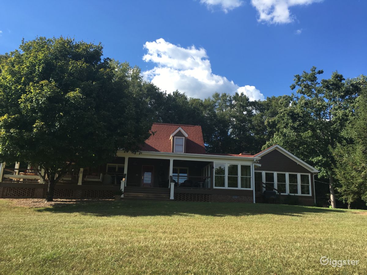 Lakeside house on 10 acres Rent this location on Giggster