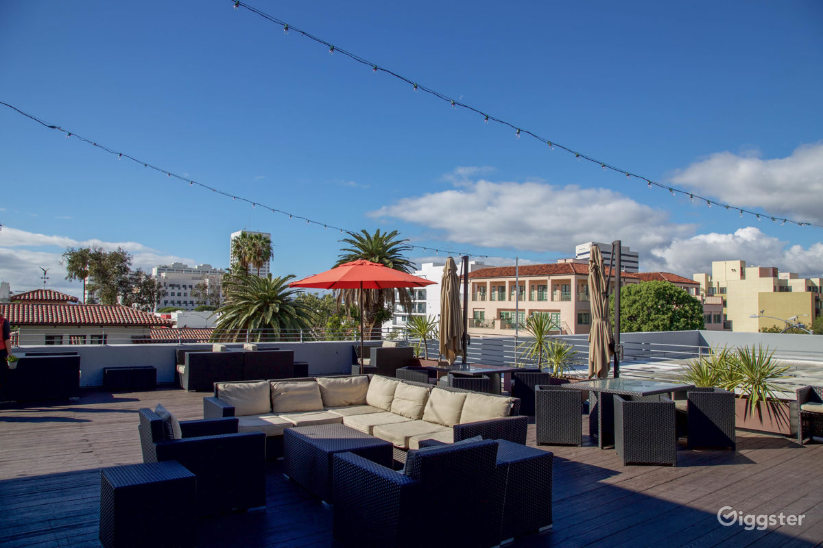 Santa Monica Rooftop Patio Event Space Office The Event Space Rooftop Office Commercial Santa Monica Patio For