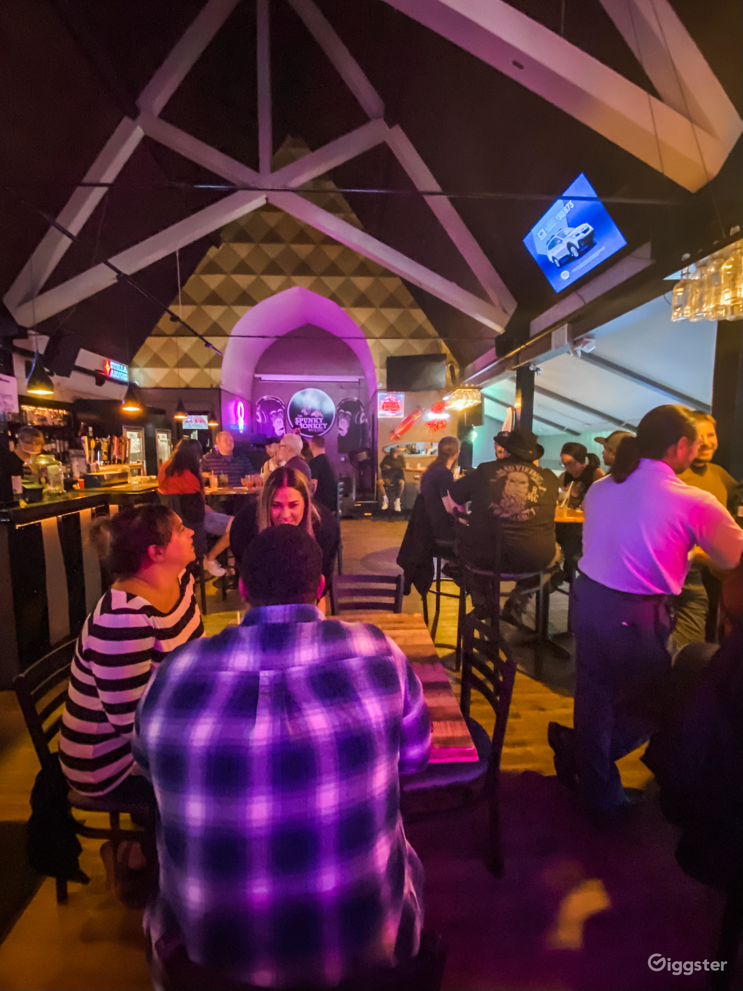 Private downstairs available at lively local bar Rent this location